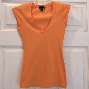 Lightly worn Bebe v-neck tshirt
